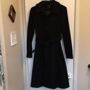 A-line wool coat
